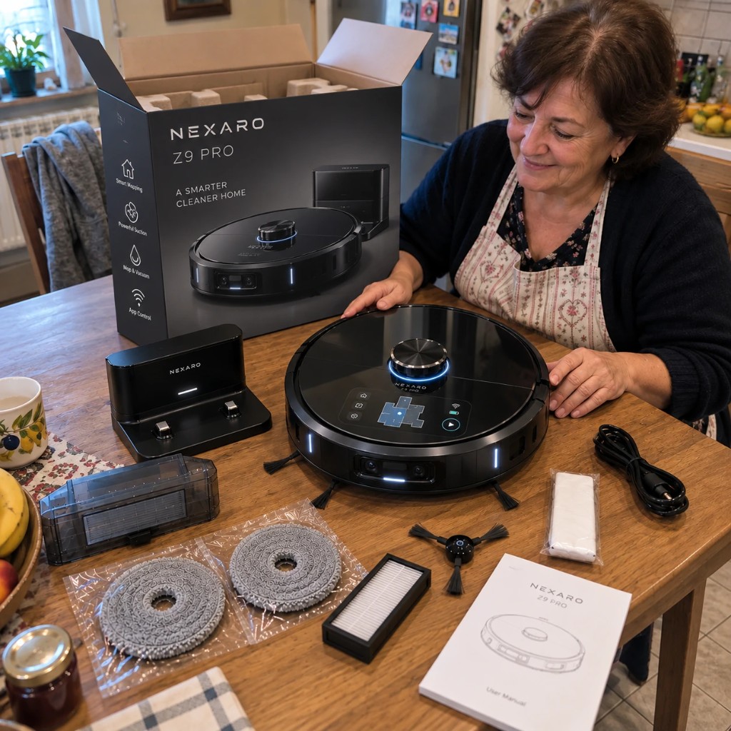 Cliente Nexaro Z9Pro — unboxing e primo utilizzo a casa